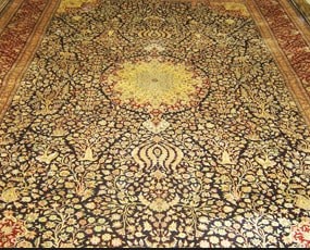 전통 실크 지역 양탄자